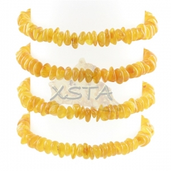Amber natural beads bracelet - adults